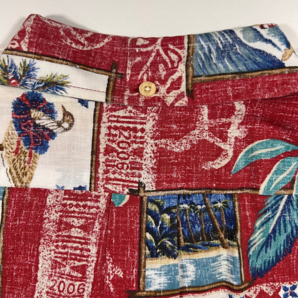 NWOT Reyn Spooner Mele Kalikimaka XMas Shirt Men's L Red 2006 50th Anniversary - Picture 15 of 15
